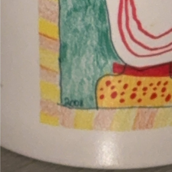 2008 Colorful Clown Art Coffee Mug/Cup Morgan - Picture 5 of 7